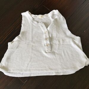 Aerie Cozy Cropped Top ☁️🤍🍀